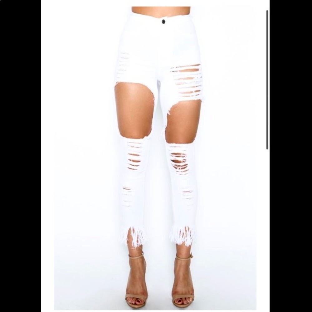 Nadia fashion jeans (white)